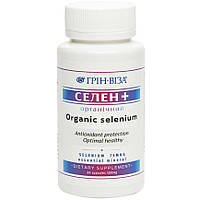 Селен+ Green Visa - органічний селен для імунітету, щитовидної залози та антиоксидантного захисту, 60 капсул