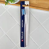 Зубна щітка Tello Medium 3940 (блакитна), 1 шт