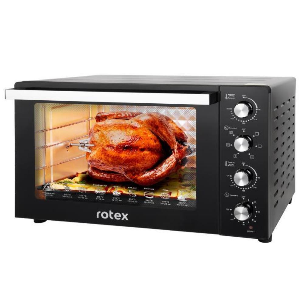 Піч електрична Rotex ROT855-B2G 80 л чорна 5185415