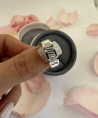 Обручки срібні