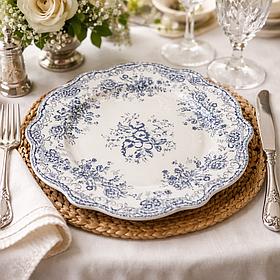 Тарілка обідня порцелянова 27,6 см «Англійська троянда»