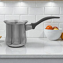 Турка для кави з нержавіючої сталі 450 мл (джезва)