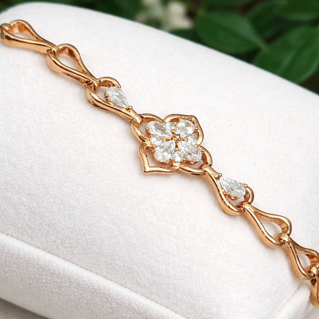 Браслет Xuping Jewelry 6-16мм довжина 16-18см медичне золото позолота 18К 2362