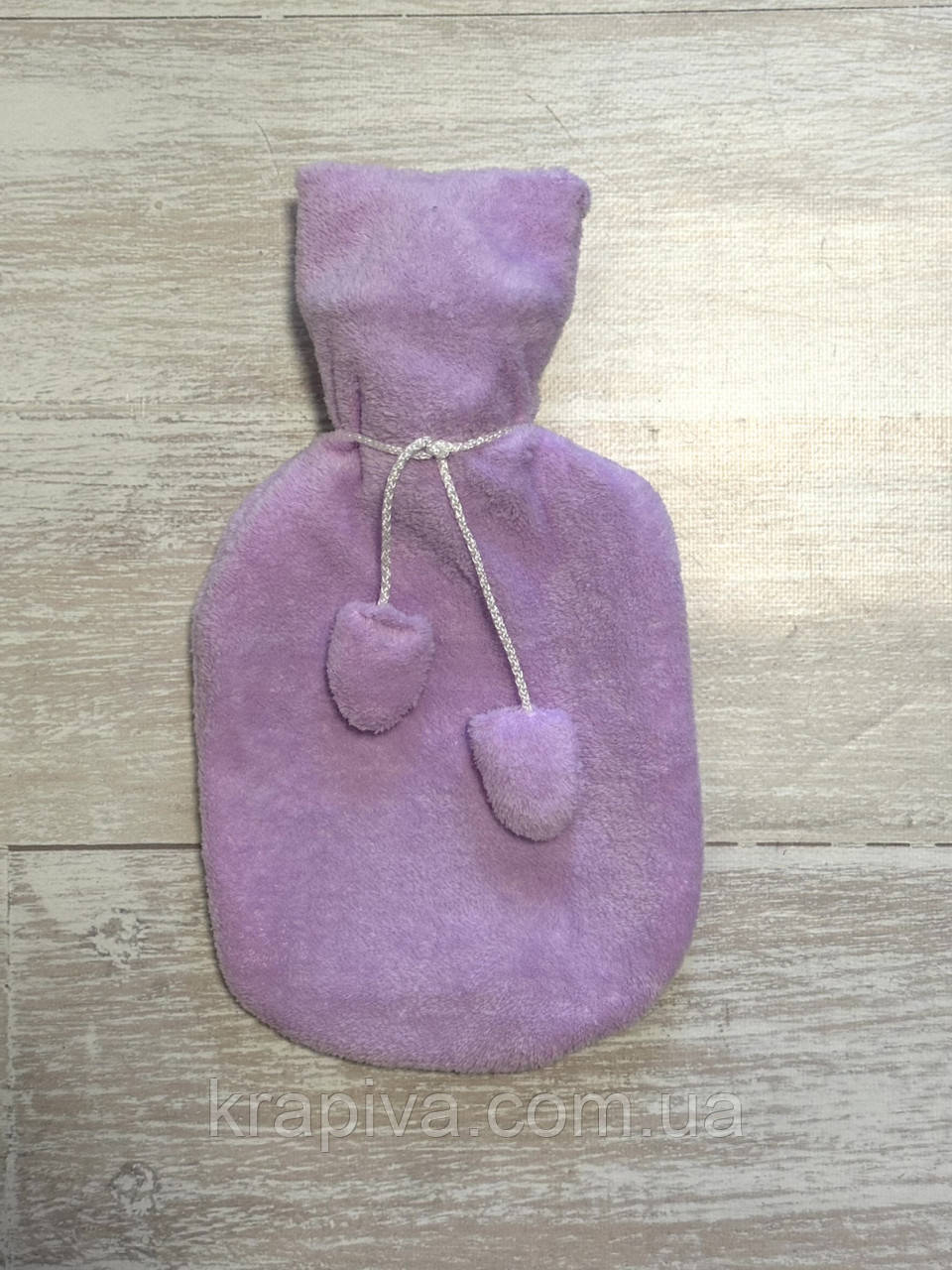 Грілка багаторазова водна в чохлі, водяна гумова грелка тепла для тіла рук ніг, дитяча доросла тип А, фото 1