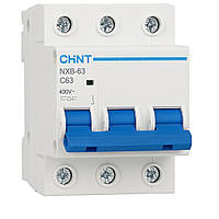 Автоматичний вимикач постійного струму CHINT NXB-63 3P 63A