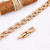 Браслет Xuping Jewelry ширина 6-7мм 17мм-19см медичне золото позолота 18К 2309