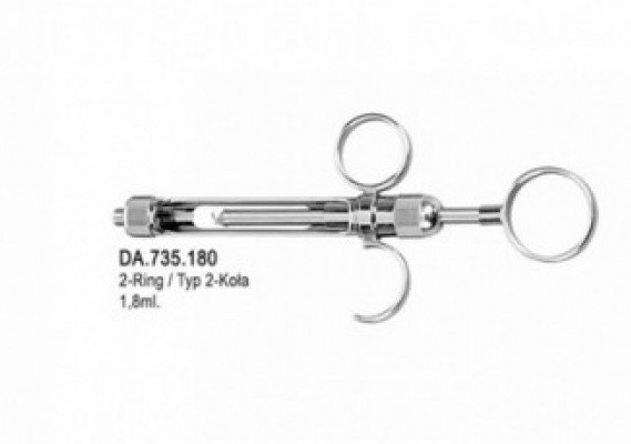 Шприц карпульний з перехідником Falcon DA.735.180, фото 1