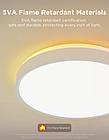 Потолочний світильник Govee 38cm Smart Ceiling Light Pro, Matter, RGBICWW, WI-FI/Bluetooth, білий, фото 3