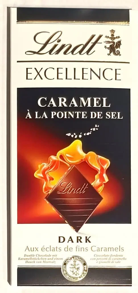 Шоколад Lindt Caramel Sea Salt 100 г, фото 1