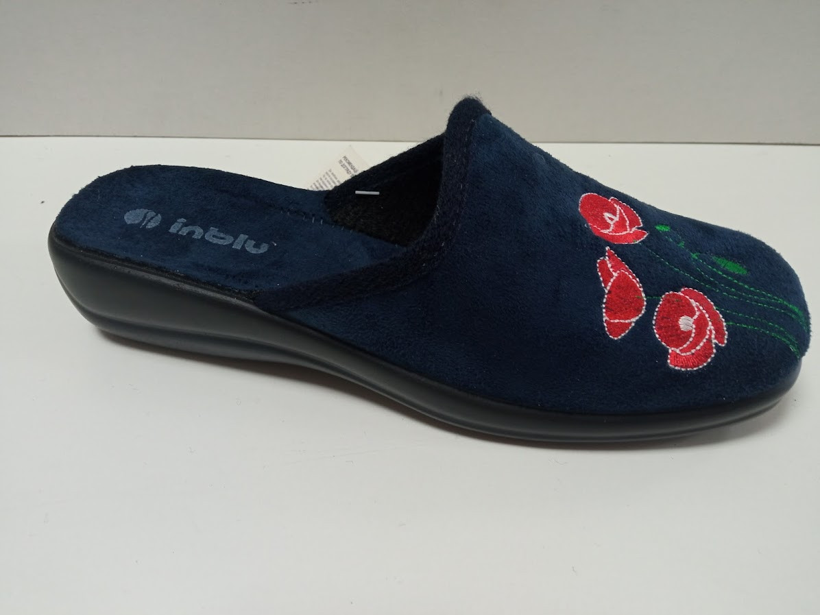 Жіночі домашні капці Inblu — м’які, теплі та стильні для щоденного комфорту колір Синій, фото 1