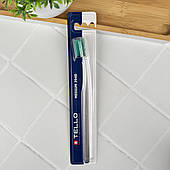 Зубна щітка Tello Medium 3940 (зелена), 1 шт