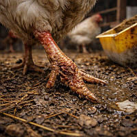 Хворі лапи у курей: що псує здоров’я ніг найчастіше
