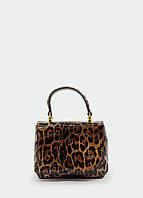 Dolce & Gabbana DG Logo Leopard Patent Mini Bag