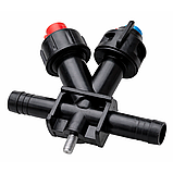 Форсунка для обприскувача польового тракторного прохідна шлангова Agroplast 100/08/P серії PRO стандарт ARAG, фото 2