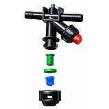 Форсунка для обприскувача польового тракторного прохідна шлангова Agroplast 100/08/P серії PRO стандарт ARAG, фото 3