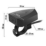 USB зарядка на кермо електросамоката електровелосипеда мопеда 12-72V, фото 9