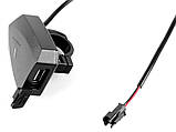 USB зарядка на кермо електросамоката електровелосипеда мопеда 12-72V, фото 4