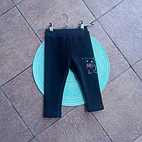 Лосини фліс чорні