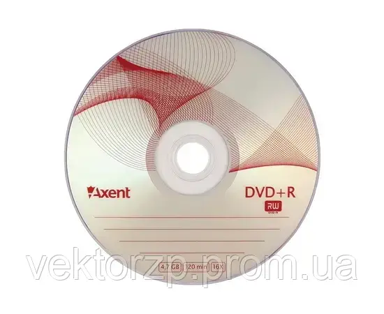 Диск DVD+R Axent 4.7Gb 16x bulk-50 8108, фото 1