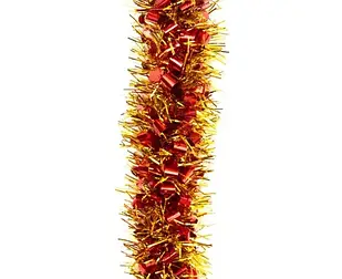 Мишко 100 мм/2,0 м червона із золотом