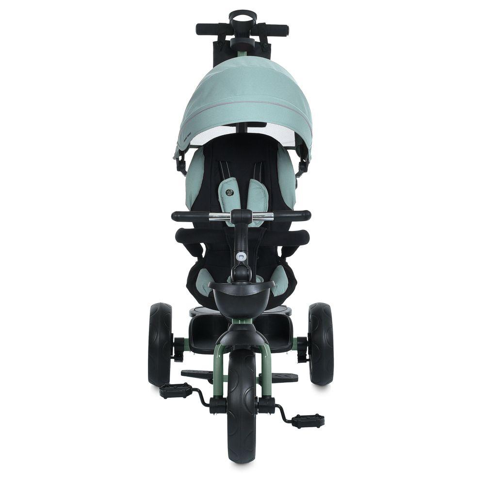 Дитячий триколісний велосипед-коляска з батьківською ручкою Turbo Trike MT 1001-1 Frost Green, фото 1