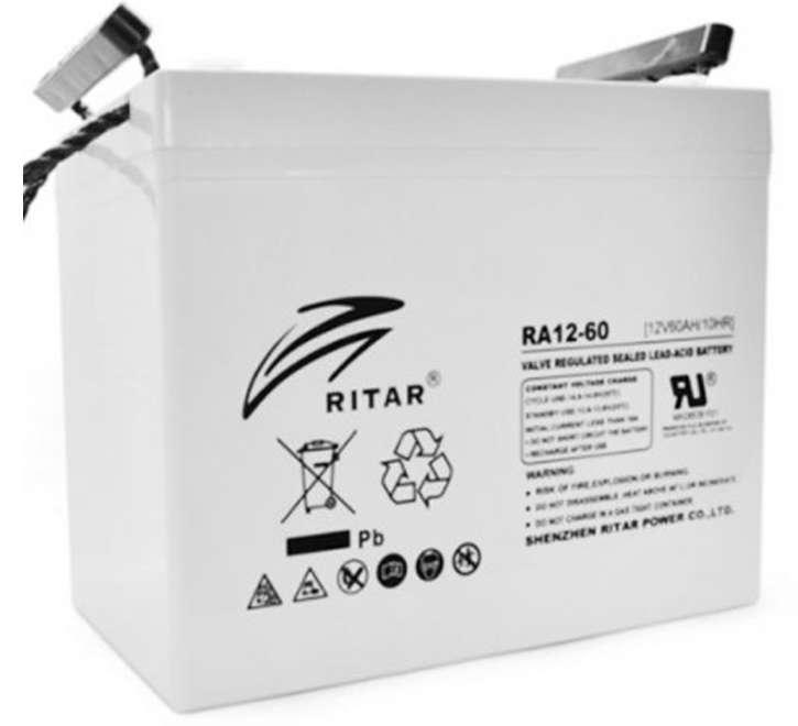 Гелевий акумумятор 12 в, вольт, 60 аг, ah, для дома, офиса, безперебійника, ДБЖ