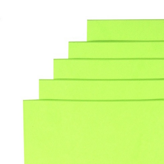 Фоаміран для творчості А4 15A4-7050 світло-салатовий 1,5 мм, 10 аркушів, фото 1