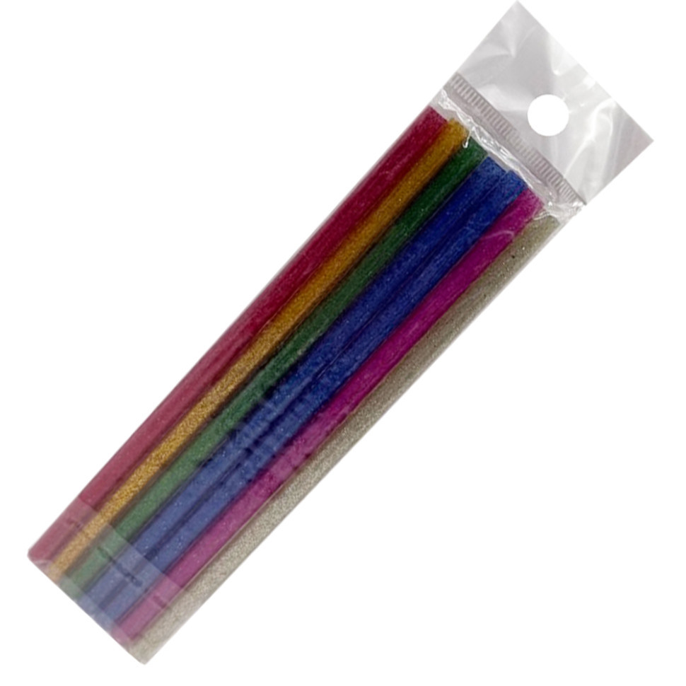 Сухий клей "Glitter" 0251-MIX в наборі 7 штук 18х0,7 см, фото 1