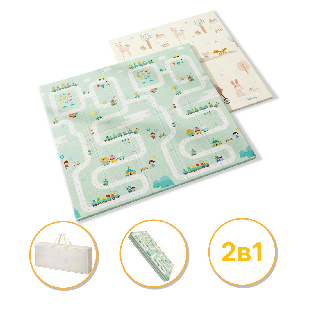 Дитячий килимок LEOBRO великий 180 x 200 x 1 см (LB-1038)