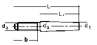 DIN 258 Штифт конический с резьбовой цапфой