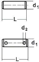 DIN 1443 Штифт цилиндрический без головки