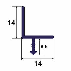 Білий стартовий (внутрішній) тримач SHUP-4 системи для укладки плитки без клею 3,0 м