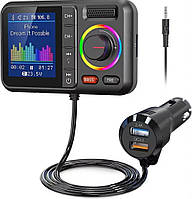 FM-модулятор BT98 (Bluetooth+швидка зарядка QC3.0, PD)