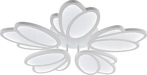 Люстра LED, 120W WH, ССТ 3000-6500К, Ø590*75, з пультом, акрил/метал