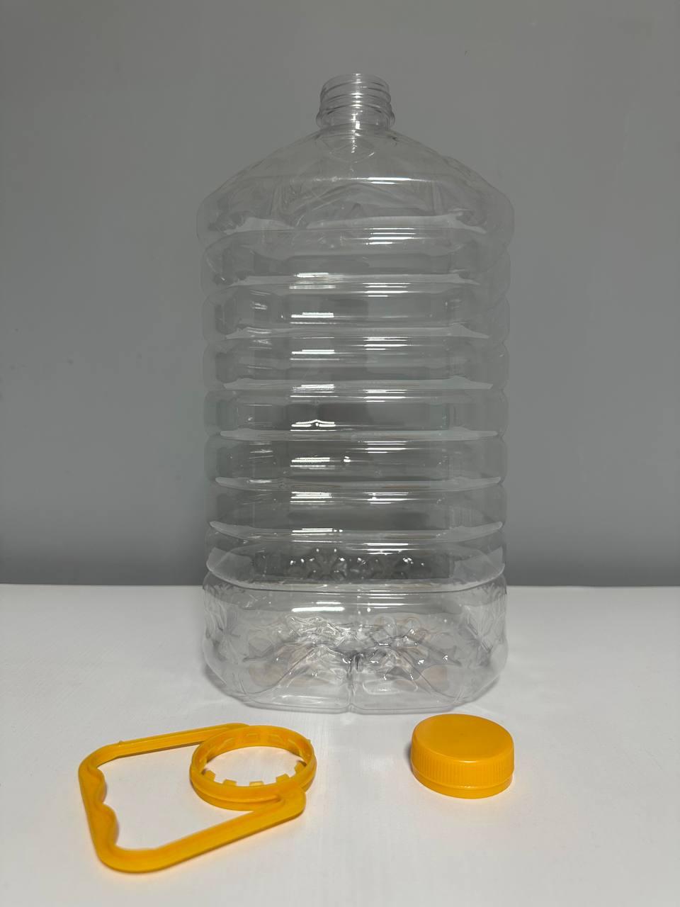 Пляшка 5 л (38 мм горло) + кришка + ручка, фото 1