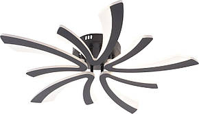 Люстра LED, 70W BK, ССТ 3000-6500К, Ø590*75, чорна, з пультом, акрил/метал