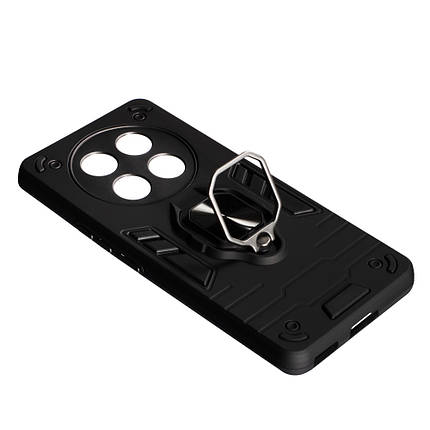 Чохол Antishock з кільцем-підставкою для Honor Magic 7 Lite Black, фото 2