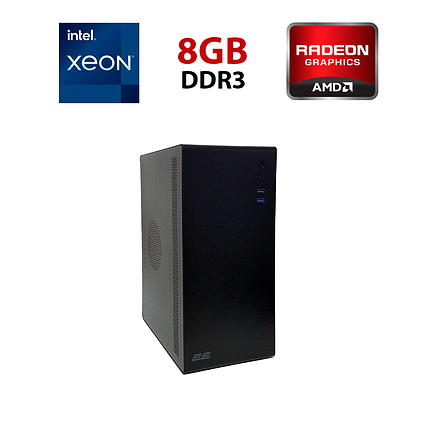Ігровий ПК 2E Credo V200B-400 MT/ Xeon E3-1230 v2/ 8 GB RAM/ 256 GB SSD NVMe/ Radeon R9 270X 2GB, фото 1