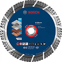 Алмазний відрізний диск Bosch EXPERT MultiMaterial 230 x 22,23 x 2,4 x 15 мм