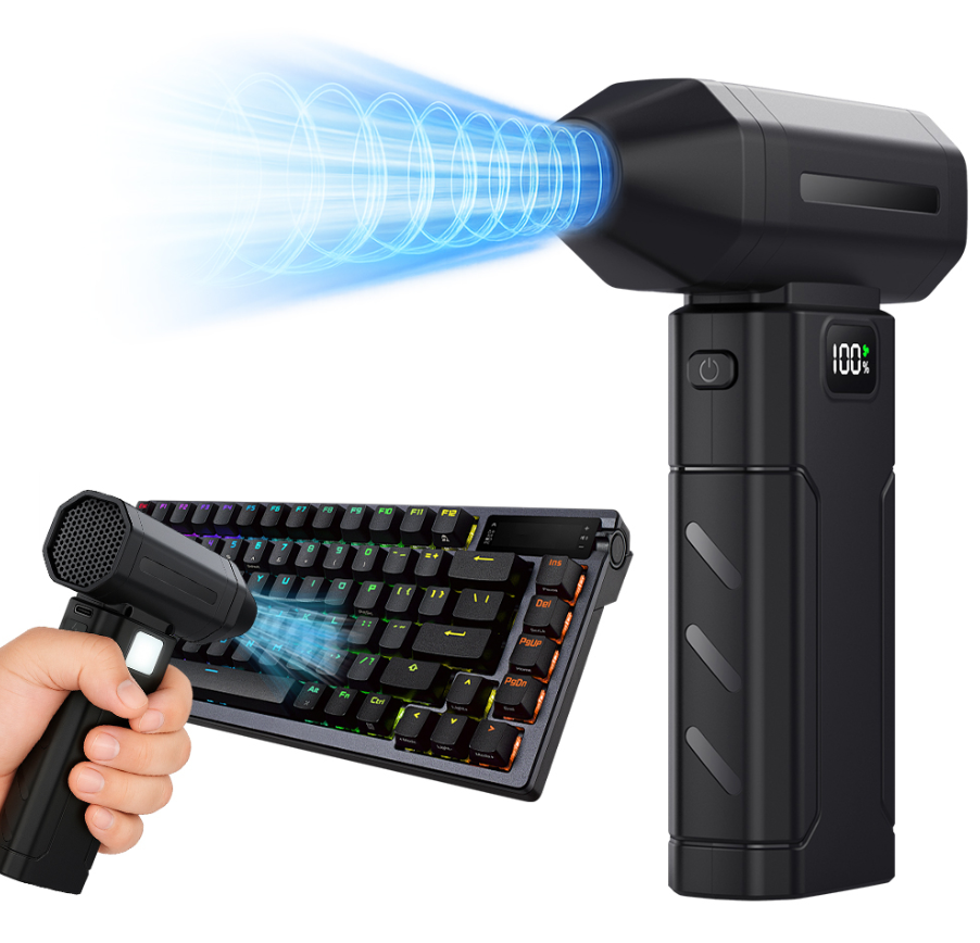 Акумуляторний турбовентилятор X8 Mini Jet Fan для пилу, авто та багаття