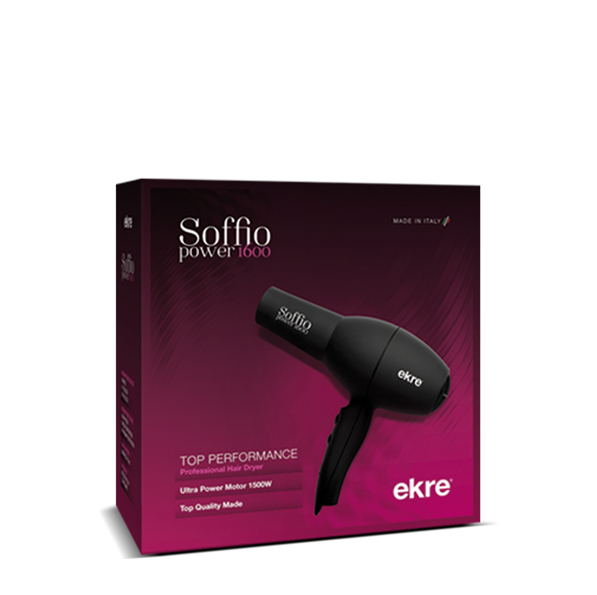 Фен для волосся Ekre Soffio Power 1600 W, фото 1