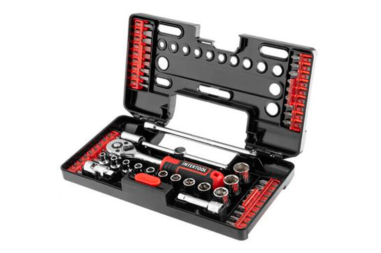 Набір інструменту Intertool 1/4" 57 од. Storm (VT-3657), фото 1