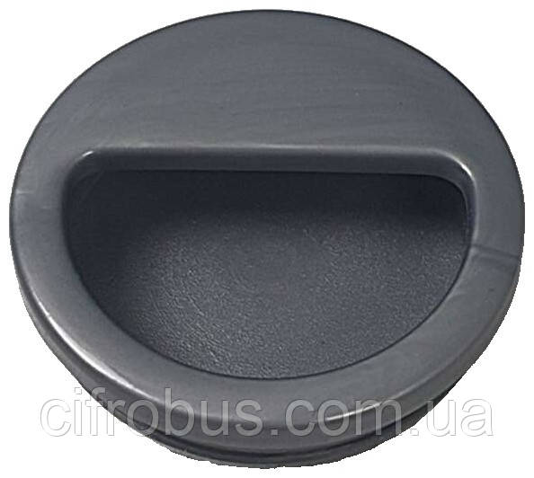 Б/У Ручка меблева MD-61, врізна, сіра, DC, фото 1