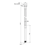 Гнучка підводка для води Thermo Alliance Standart М10 100 см (пара) SD396W100L, фото 2