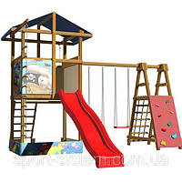 Детский домик и игровая площадка для детской площадки "Сказка -2"
