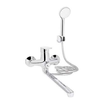 Змішувач для ванни Lidz Tani 0052 з поворотним виливом (з душовим гарнітуром) (k40) LDTAN0052CRM44960 Chrome, фото 1