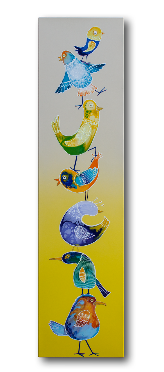 Дизайн-нагрівач "Пташки-веселі"