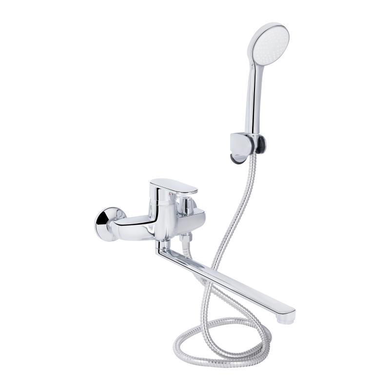 Змішувач для ванни Lidz Tani 0051 з поворотним виливом (з душовим гарнітуром) (k40) LDTAN0051CRM44961 Chrome, фото 1