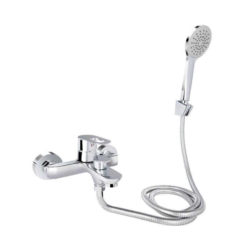 Змішувач для ванни Lidz Latwa 006 (з душовим гарнітуром) (k35) LDLAT006CRM45414 Chrome, фото 1