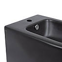 Біде підлогове Qtap Robin 565x360x405 Matt black QT13442141CMB, фото 5